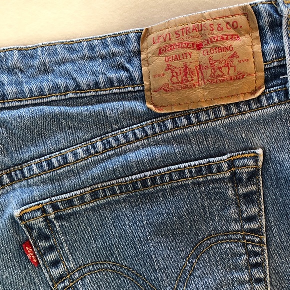 Vintage Levi’s SuperLow Stretch Denim Shorts (13 Junior) - Picture 14 of 15